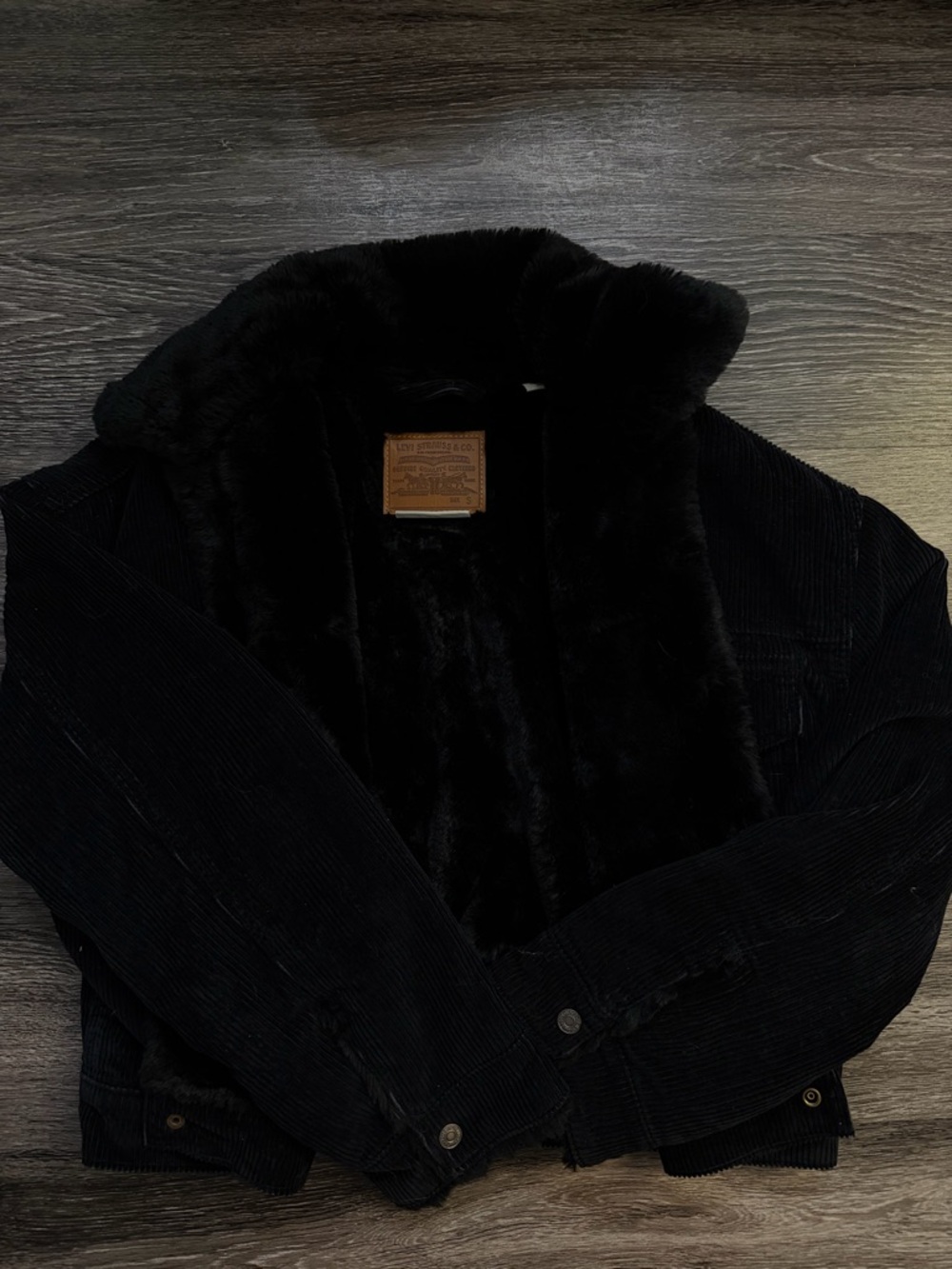 Levis premium corduroy sherpa